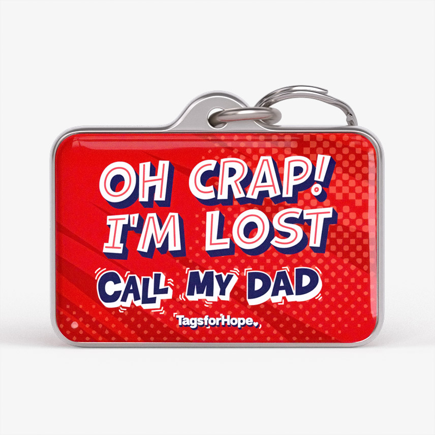 Oh Crap Im Lost Call My Dad Red
