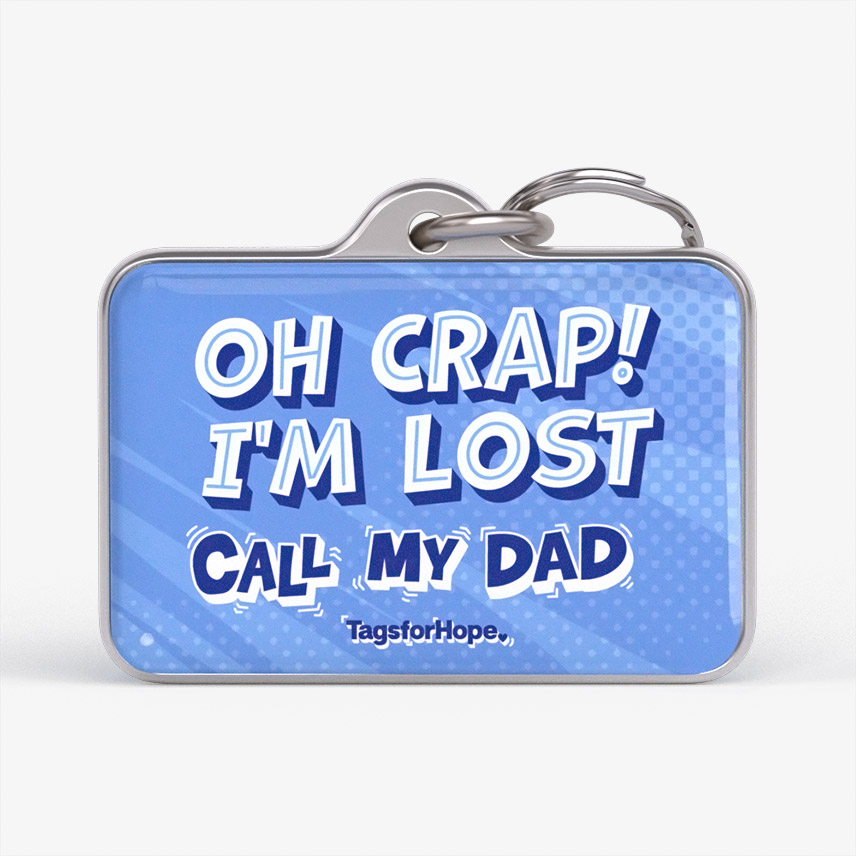 Oh Crap Im Lost Call My Dad Blue