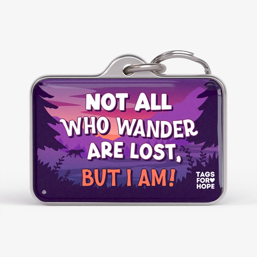 Not All Who Wander Are Lost But I Am Purple