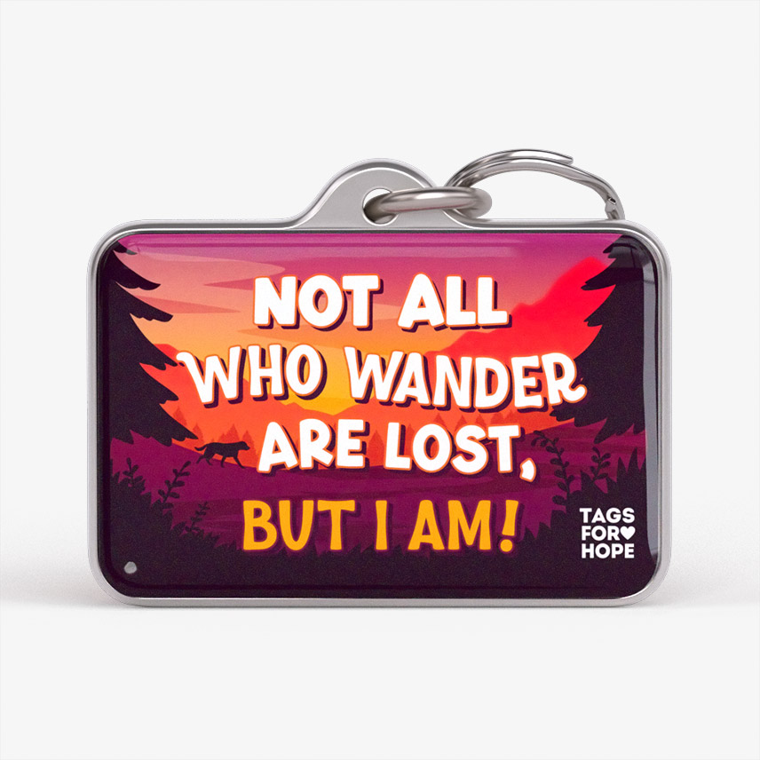 Not All Who Wander Are Lost But I Am Magenta