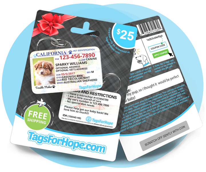A TagsForHope Gift Card