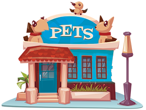 pet shop store locator icon